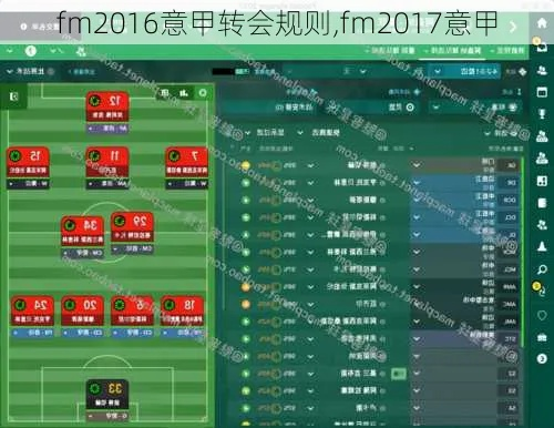 fm2017意甲介绍意甲联赛的成功方法-第2张图片-www.211178.com_果博福布斯